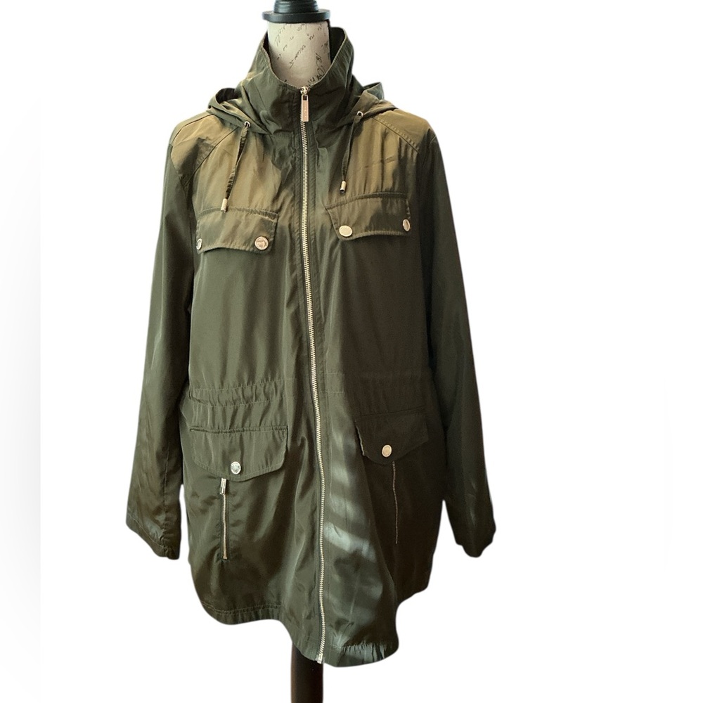 Michael Kors Olive Green Military Jacket